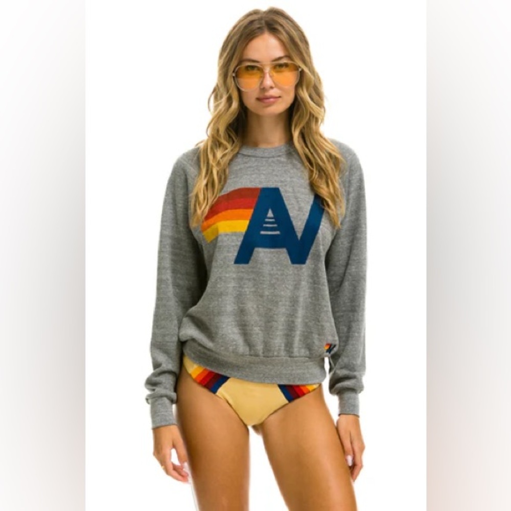 Aviator Nation Crewneck Logo Sweatshirt